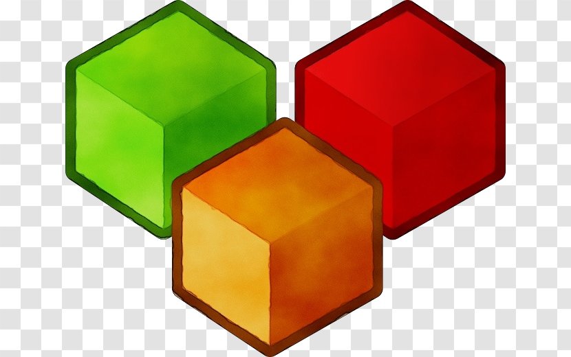 Cube Drawing Website Transparency - Rectangle Orange Transparent PNG