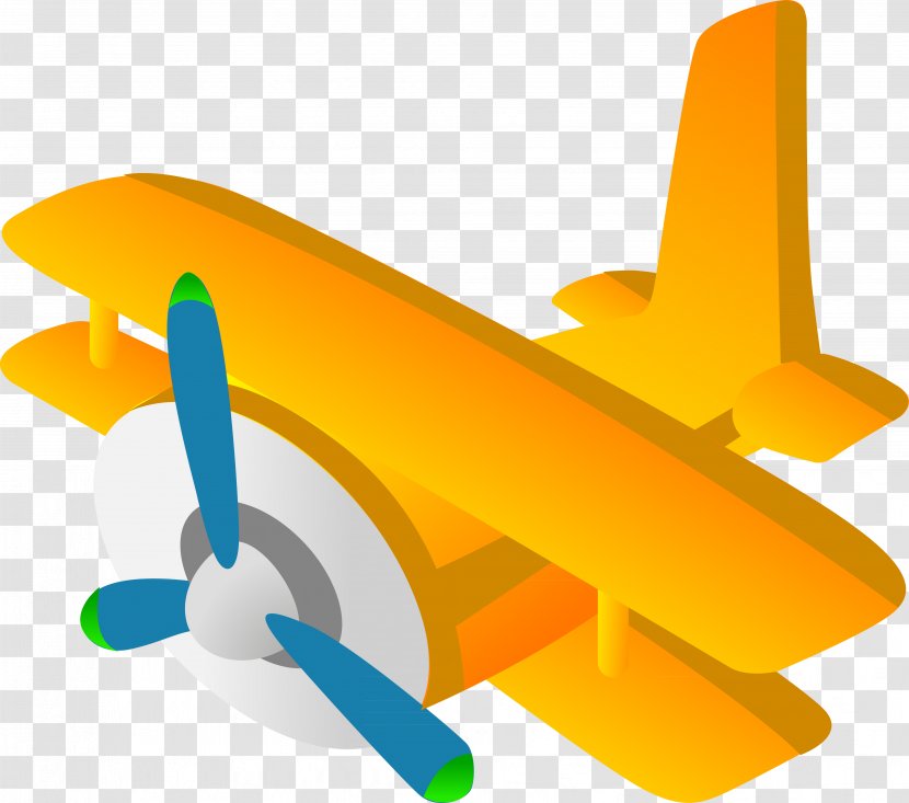 Airplane Cartoon - Propeller - Aircraft Transparent PNG