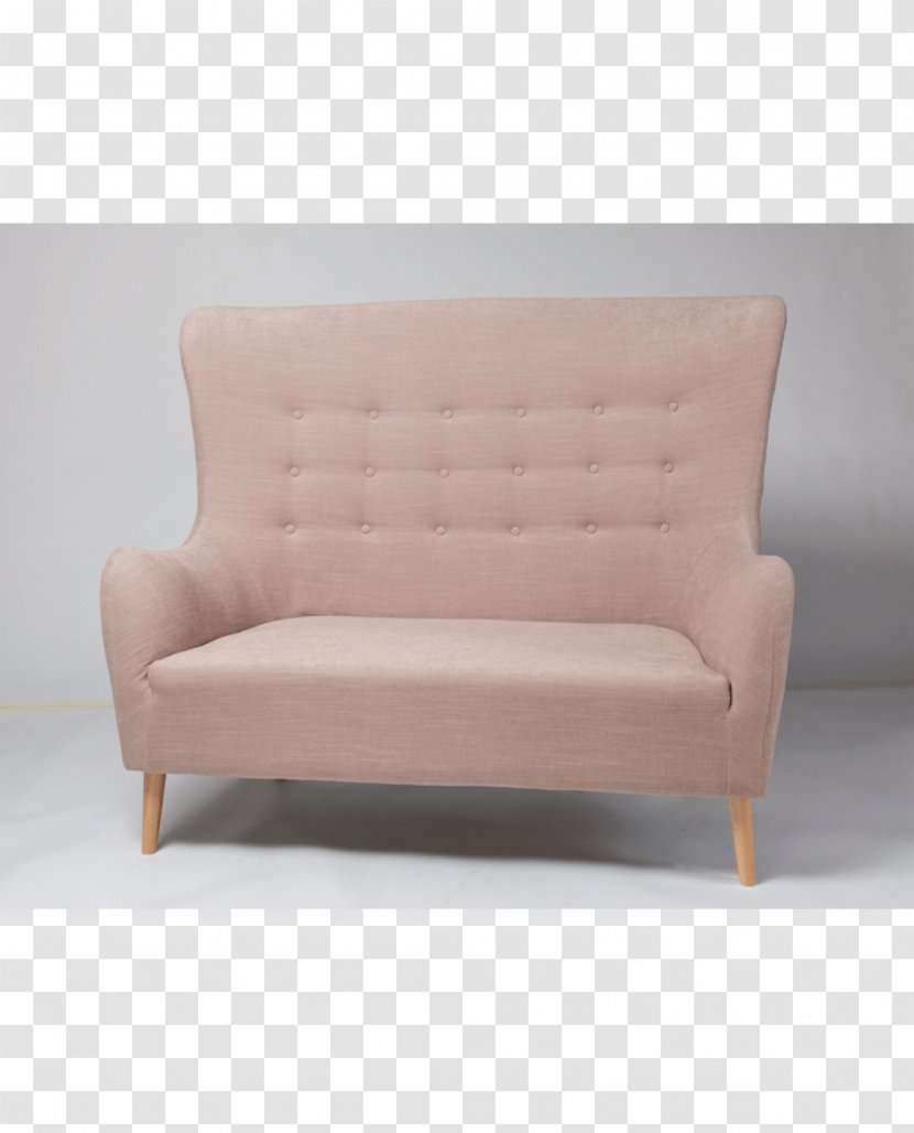 Loveseat Sofa Bed Couch Comfort - Chair - Pink Transparent PNG