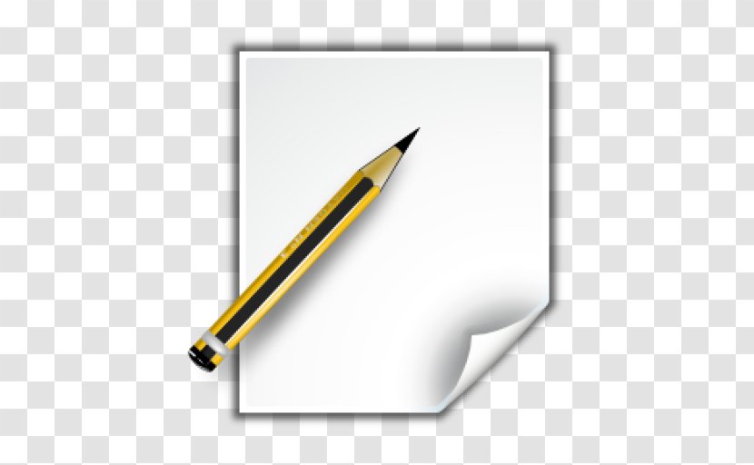 Office Supplies Line Angle - Yellow Transparent PNG