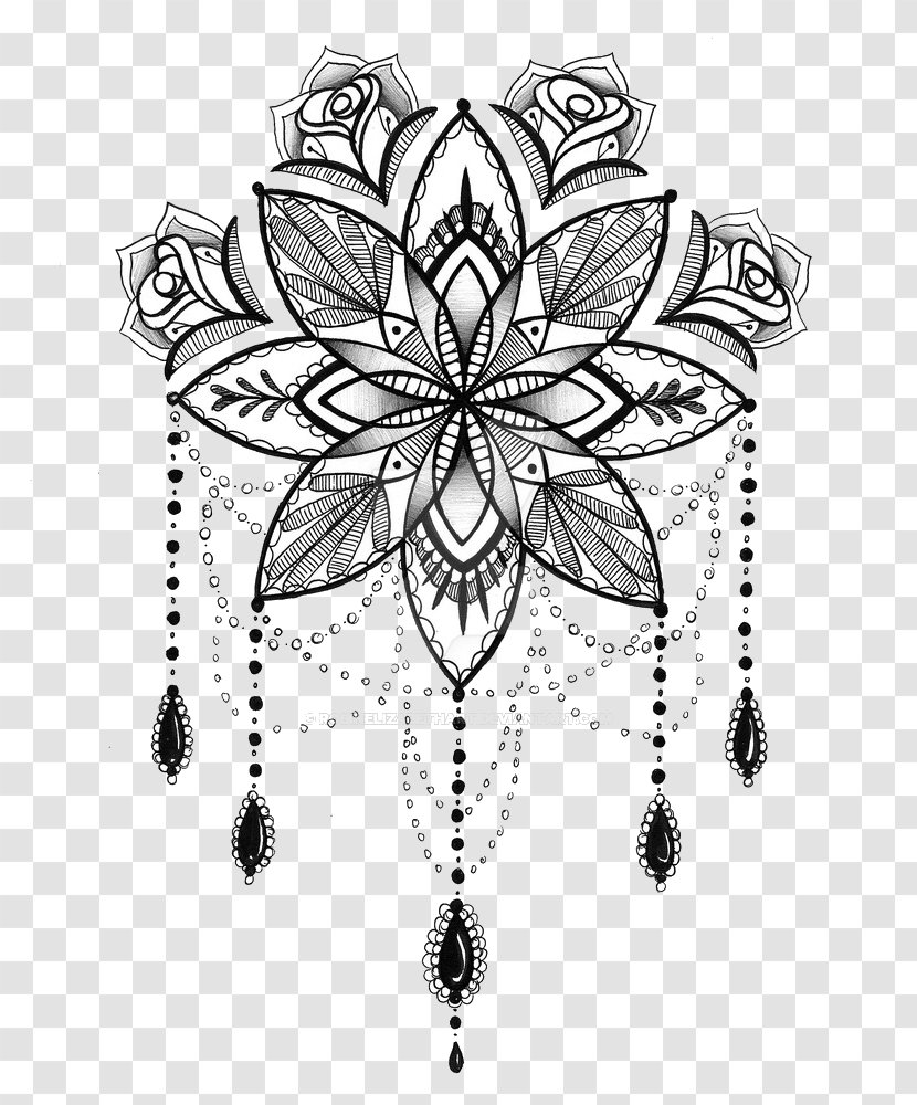 Tattoo Mandala Henna Drawing - Symbol Transparent PNG