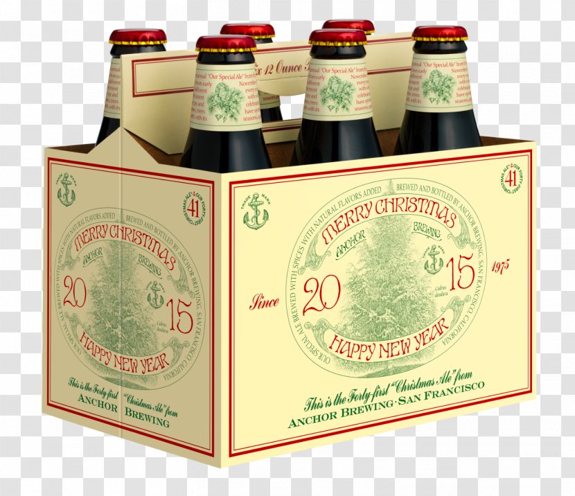 Anchor Brewing Company Seasonal Beer Ale Steam - Saint Nicholas Transparent PNG