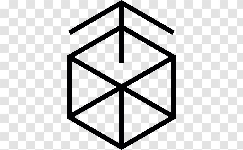 Cube Hexagon Geometry - Polygon - Ascending Arrows Transparent PNG