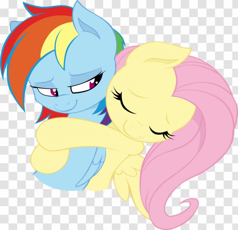Rainbow Dash Fluttershy Pony Rarity Pinkie Pie - Watercolor - Rave Vector Transparent PNG
