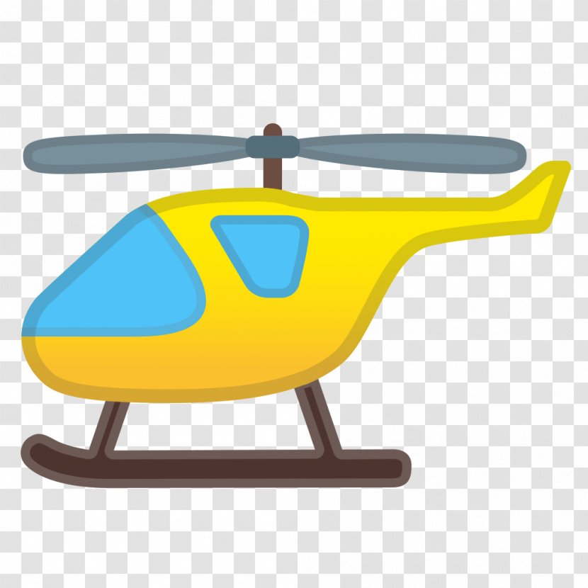 Helicopter Rotor Airplane Emoji Transparent PNG