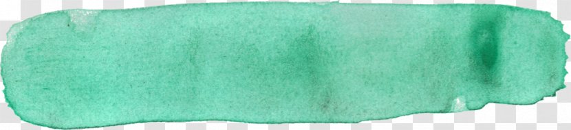 Watercolor Painting Brush Green Turquoise - Label - Cloud Transparent PNG