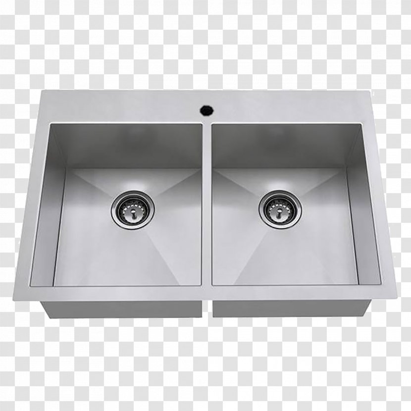 Kitchen Sink Stainless Steel American Standard Brands - Drain Transparent PNG