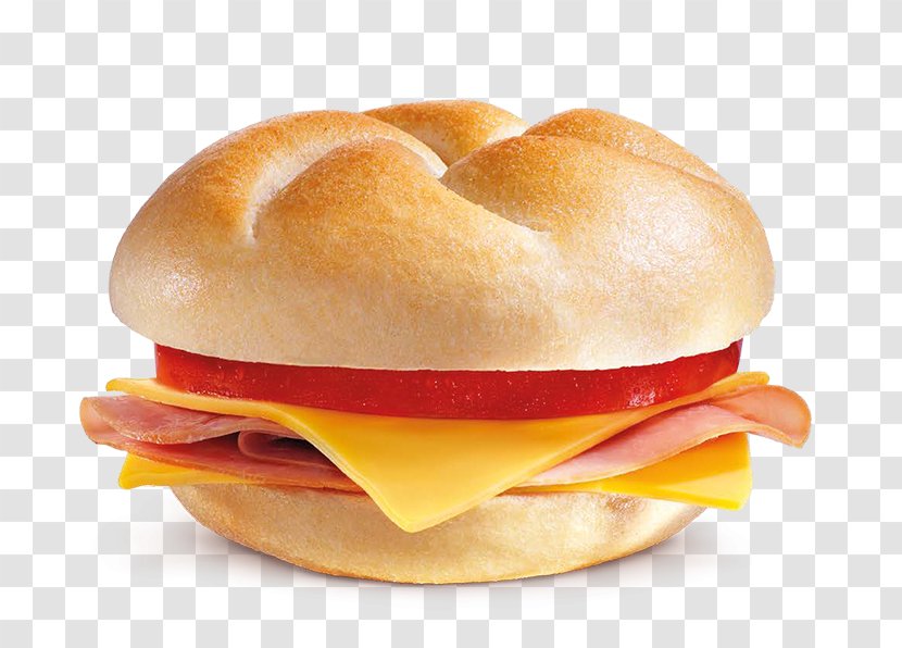 Breakfast Sandwich Cheeseburger Montreal-style Smoked Meat Veggie Burger Junk Food - Ham And Cheese Transparent PNG