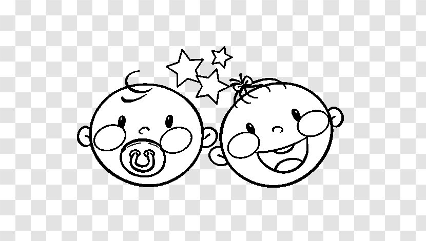Child Infant Drawing Clip Art - Heart - Twins Baby Transparent PNG