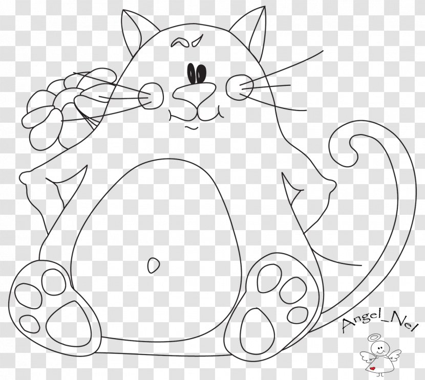 Whiskers Cat /m/02csf Drawing Clip Art - Frame Transparent PNG