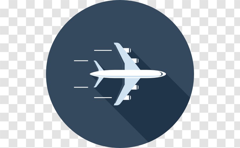 Airplane Flight - Blue - Aeroplane Icon Transparent PNG