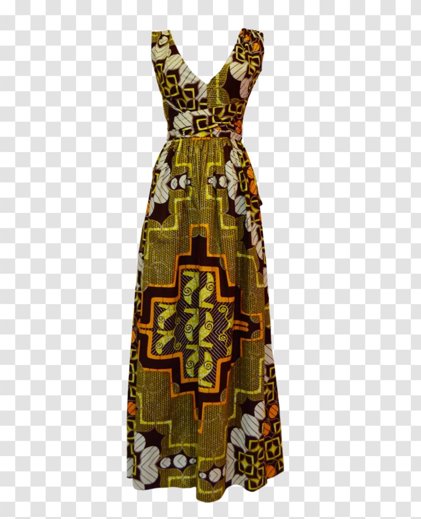 African Wax Prints Fashion Wrap Dress - Clothing - Africa Transparent PNG