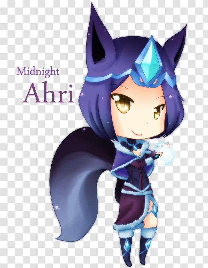 League Of Legends Ahri Nine-tailed Fox Fan Art - Cartoon Transparent PNG