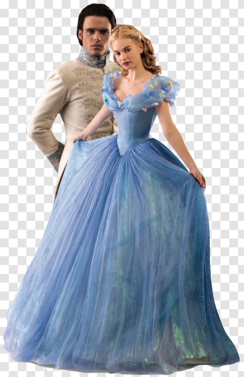 Richard Madden Cinderella Stepmother Ball Gown - Watercolor Transparent PNG