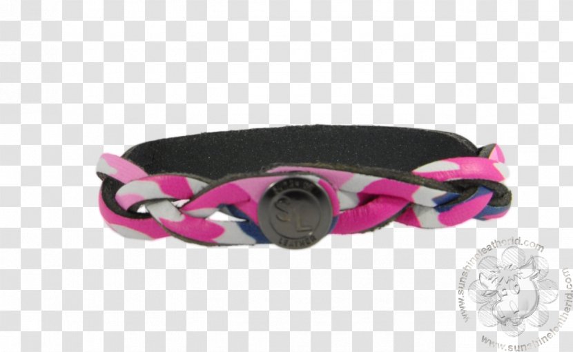 Bracelet Dog Collar Pink M Transparent PNG