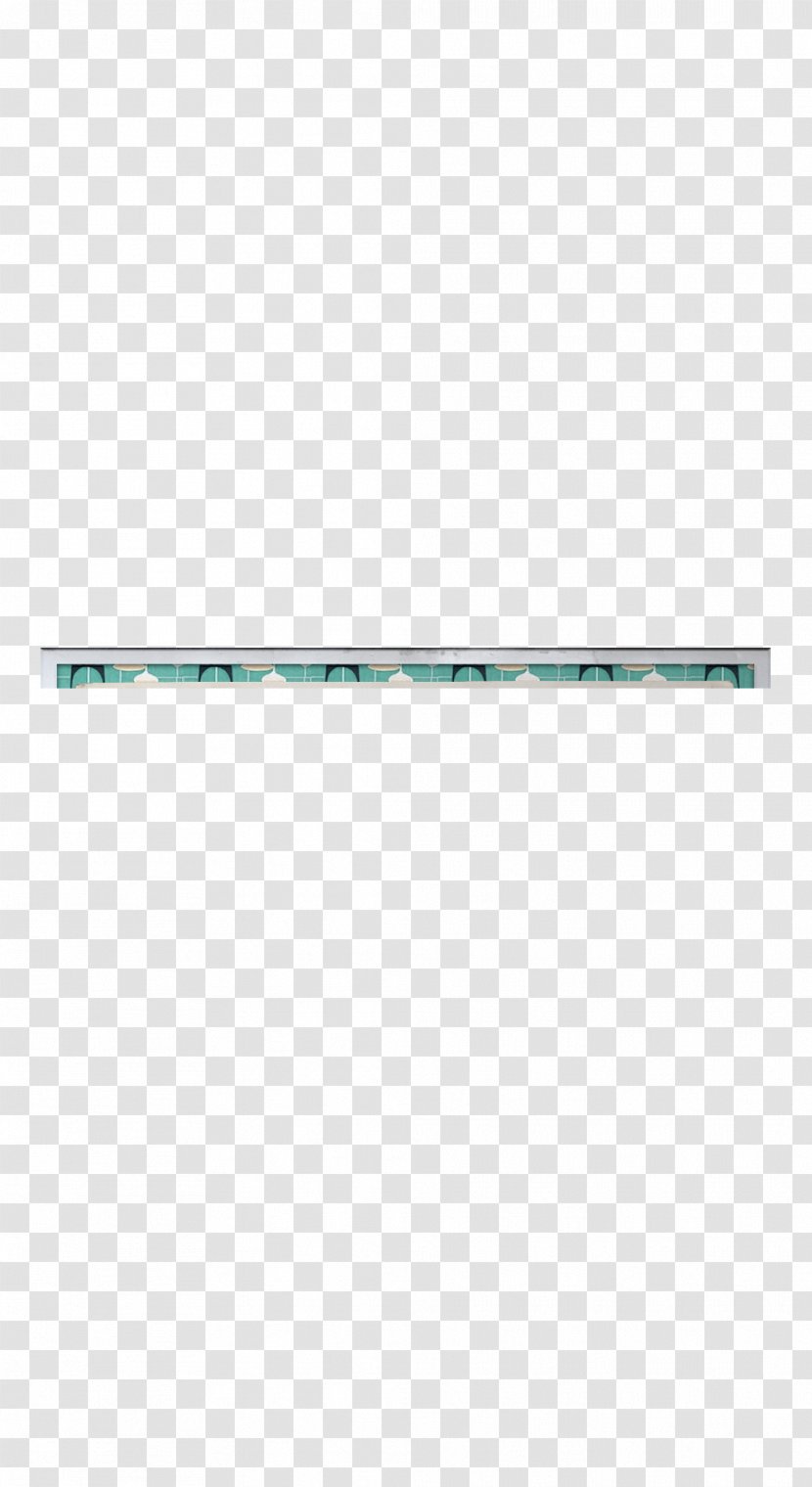 Teal Turquoise Rectangle Line - Scars Transparent PNG