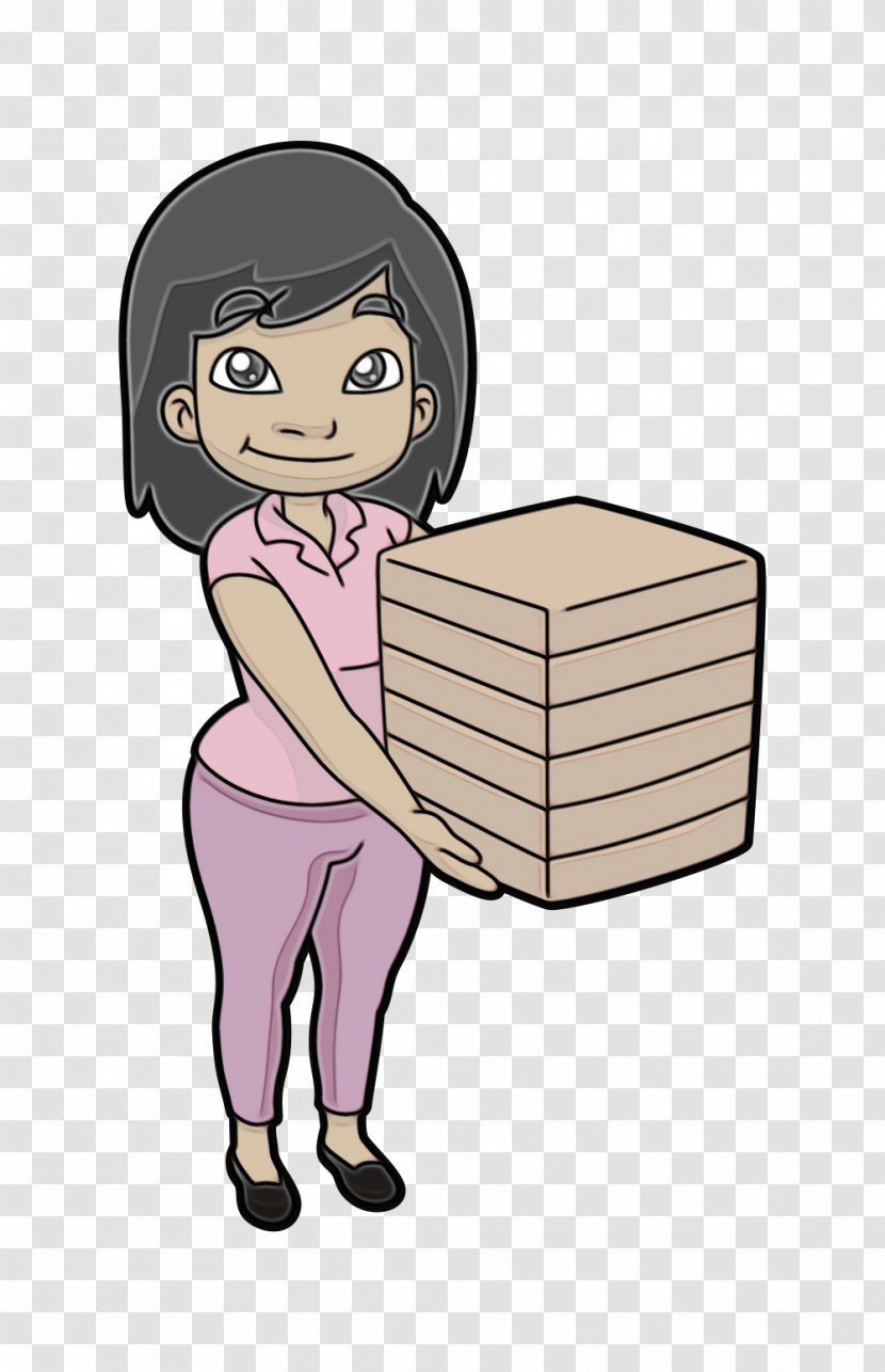 Cartoon Clip Art Package Delivery Thumb Box Transparent PNG