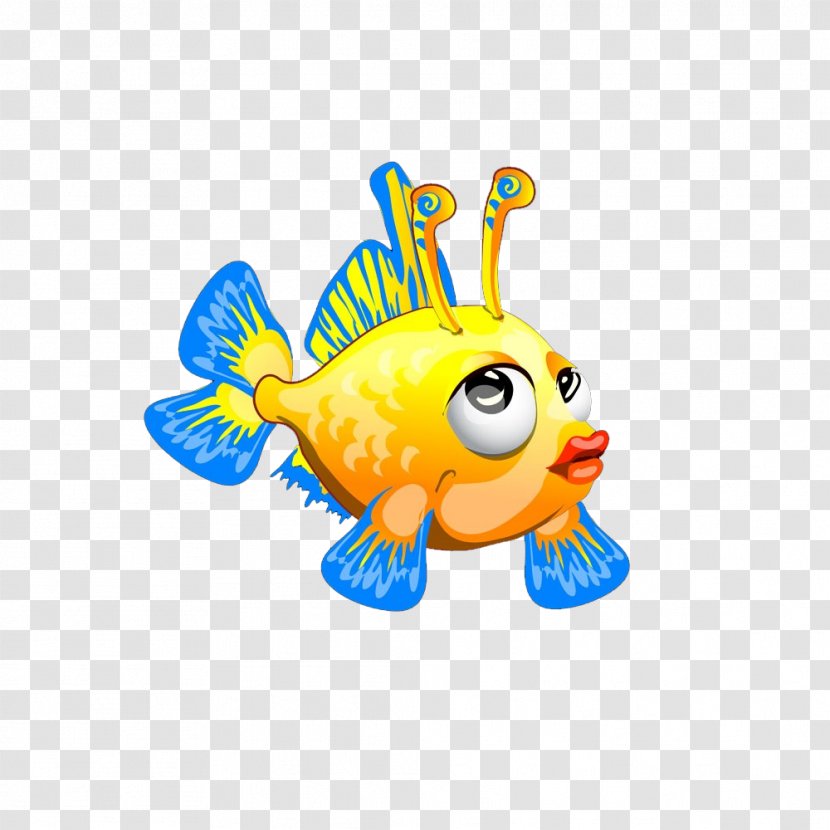 Cartoon Clip Art - Cute Fish Transparent PNG