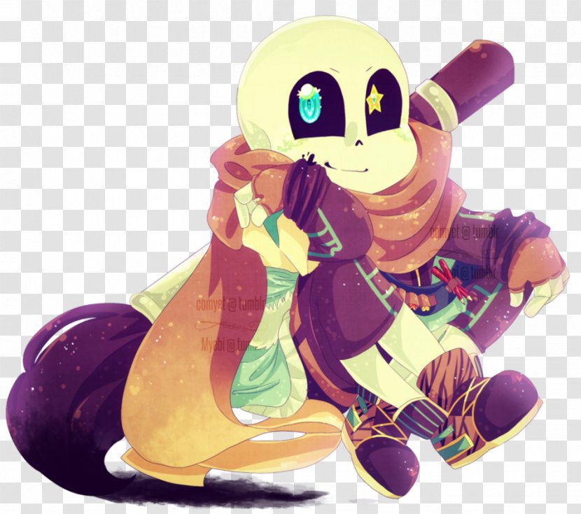 Ink Paper Undertale Drawing - Fictional Character - Cartain Transparent PNG