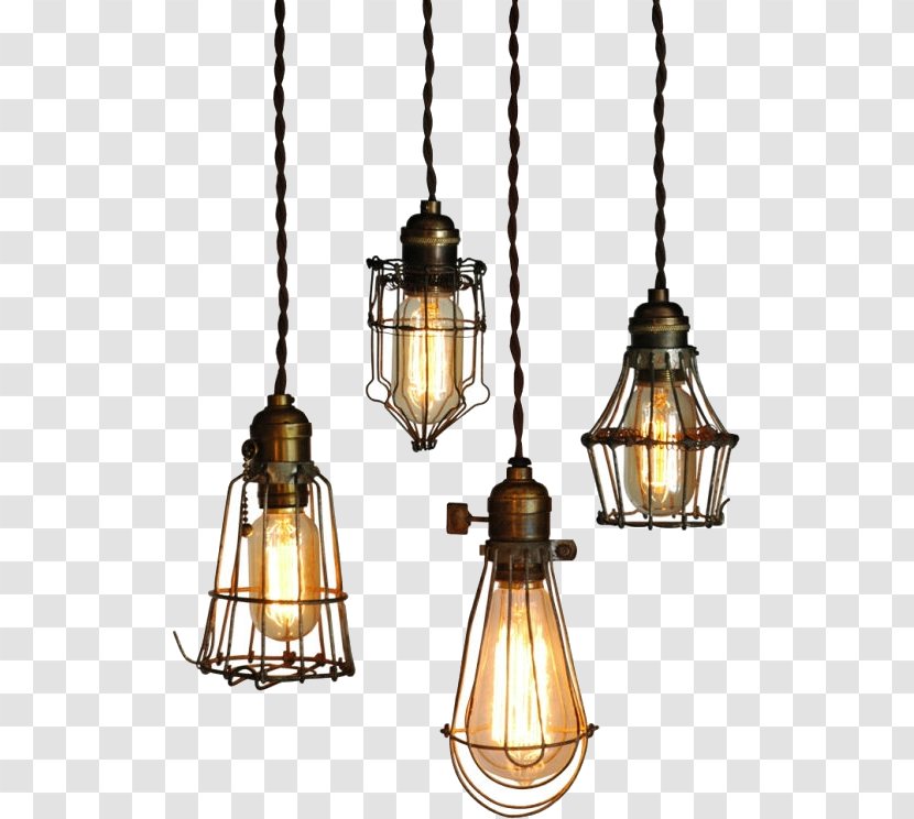 Pendant Light Fixture Lighting Furniture - Electric - Iron Wire Transparent PNG