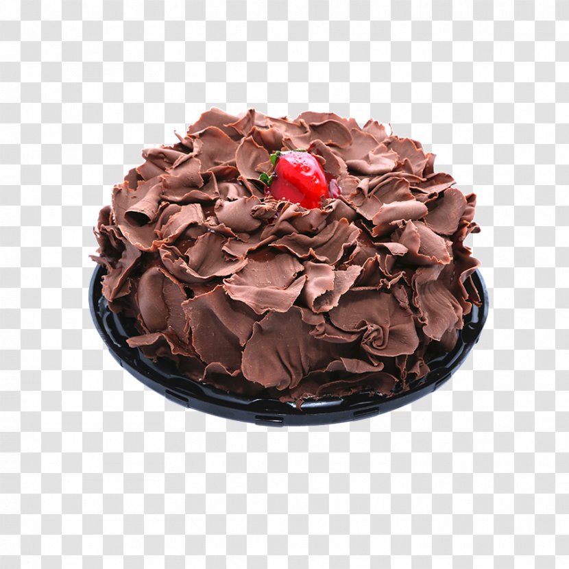 Chocolate Cake Black Forest Gateau Ganache Truffle Praline Transparent PNG