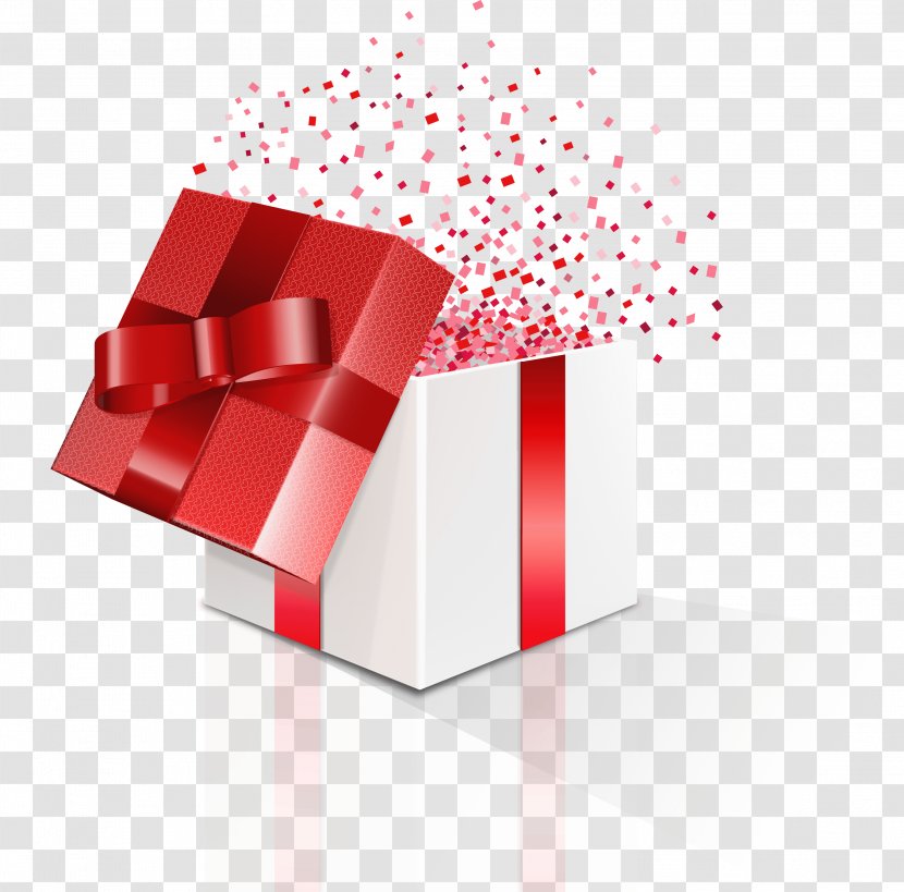 Gift Decorative Box - Ribbon Transparent PNG