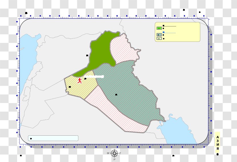 Dhi Qar Governorate Map Governorates Of Iraq Basra Carte Historique - Basrah District Transparent PNG