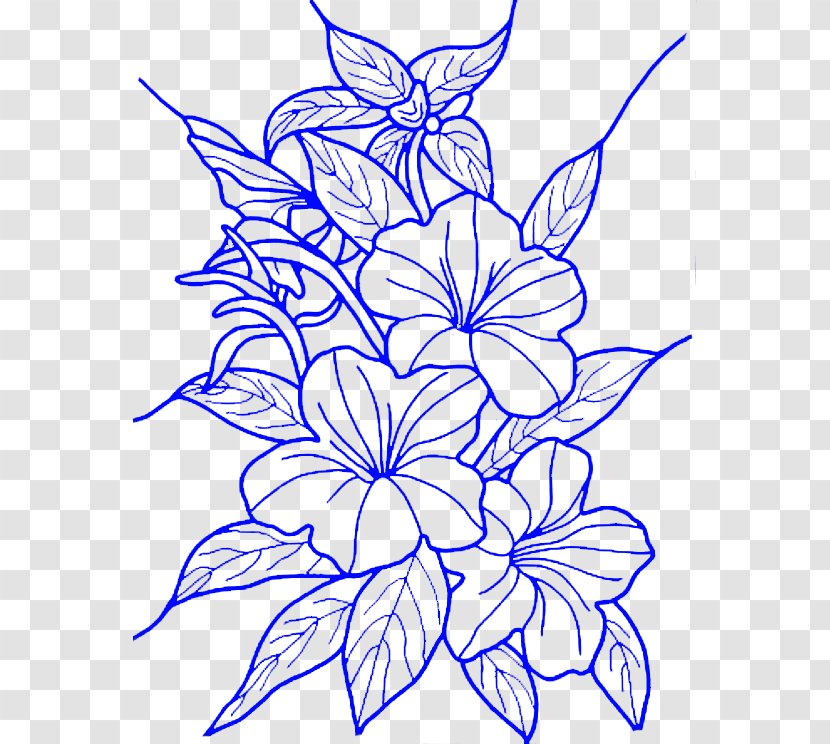 Leaf Plant Flower Petal Line Art - Pedicel Symmetry Transparent PNG
