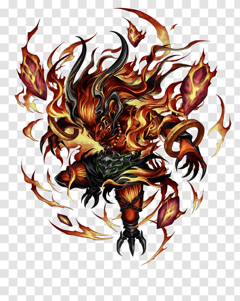 Final Fantasy: Brave Exvius Ifrit Fantasy XIII Frontier - Fictional Character - Mythical Creature Transparent PNG