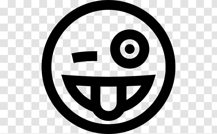 Emoticon Smiley Wink - Symbol - Blinking Transparent PNG