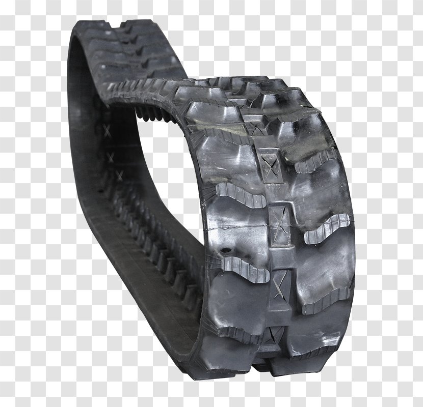 Tread Komatsu Limited Excavator Continuous Track Natural Rubber - Skidsteer Loader Transparent PNG