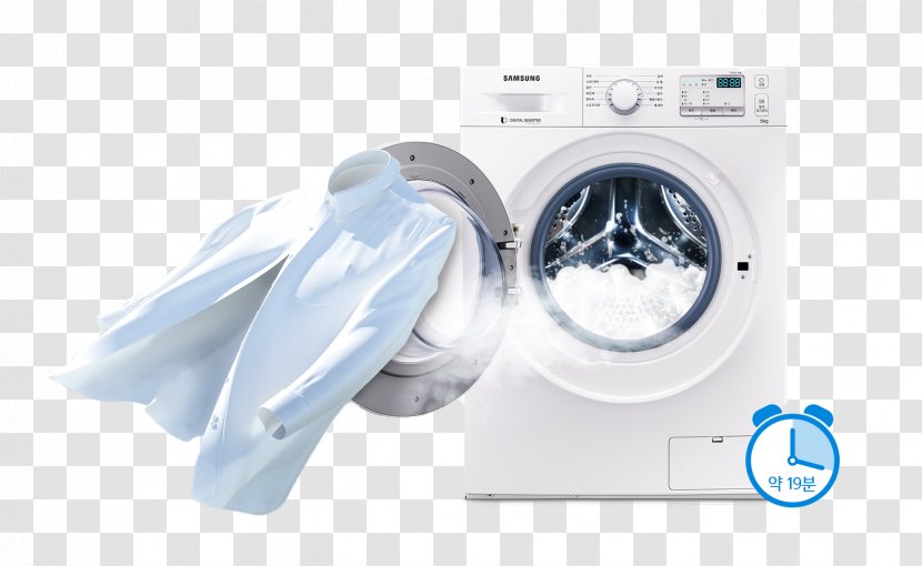 Washing Machine Samsung Electronics Clothing Laundry Detergent - Clothes Dryer - Washer Shirt Transparent PNG
