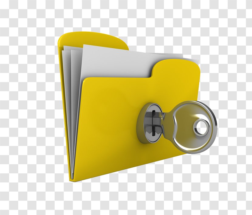 Computer Security Information Management - Yellow - Secure Transparent PNG