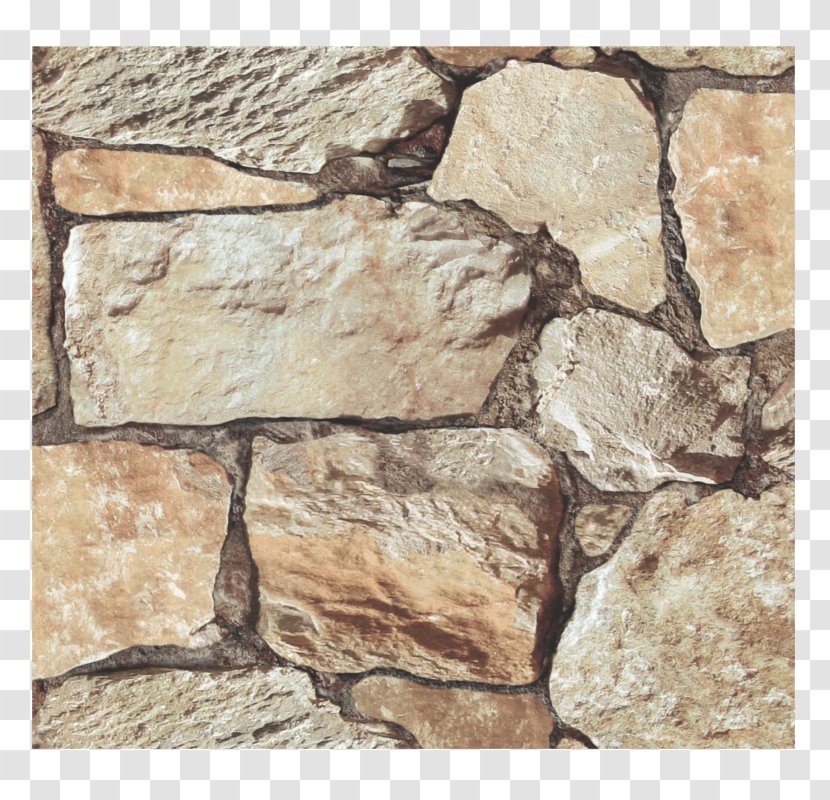 Paper Rubble Brick Rasch Wallpaper - White Transparent PNG