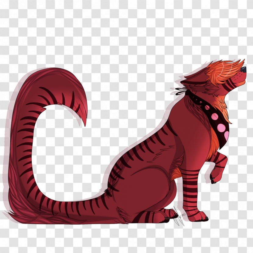 Cartoon Carnivora Legendary Creature - Red - Clouded Transparent PNG