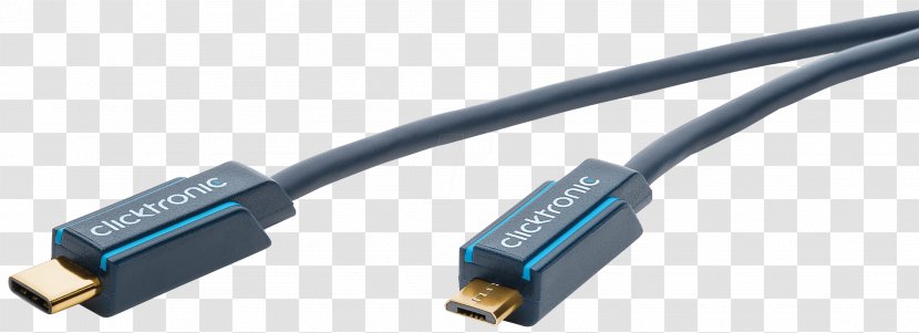 Electrical Cable Micro-USB USB-C USB 3.0 - Gigabit Per Second Transparent PNG