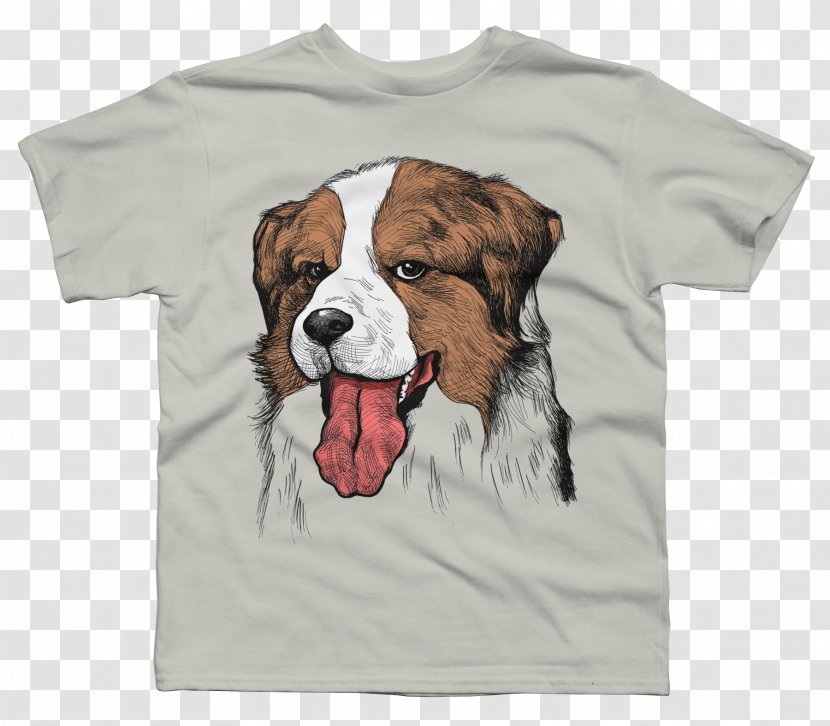 Printed T-shirt Clothing Dog - Shop - The Boy Transparent PNG