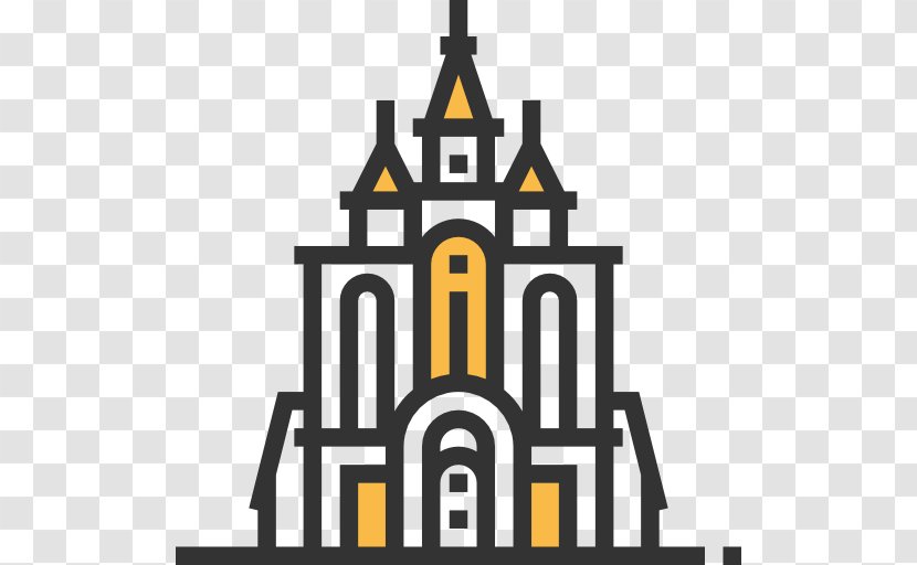 Church - Yellow - Monument Transparent PNG