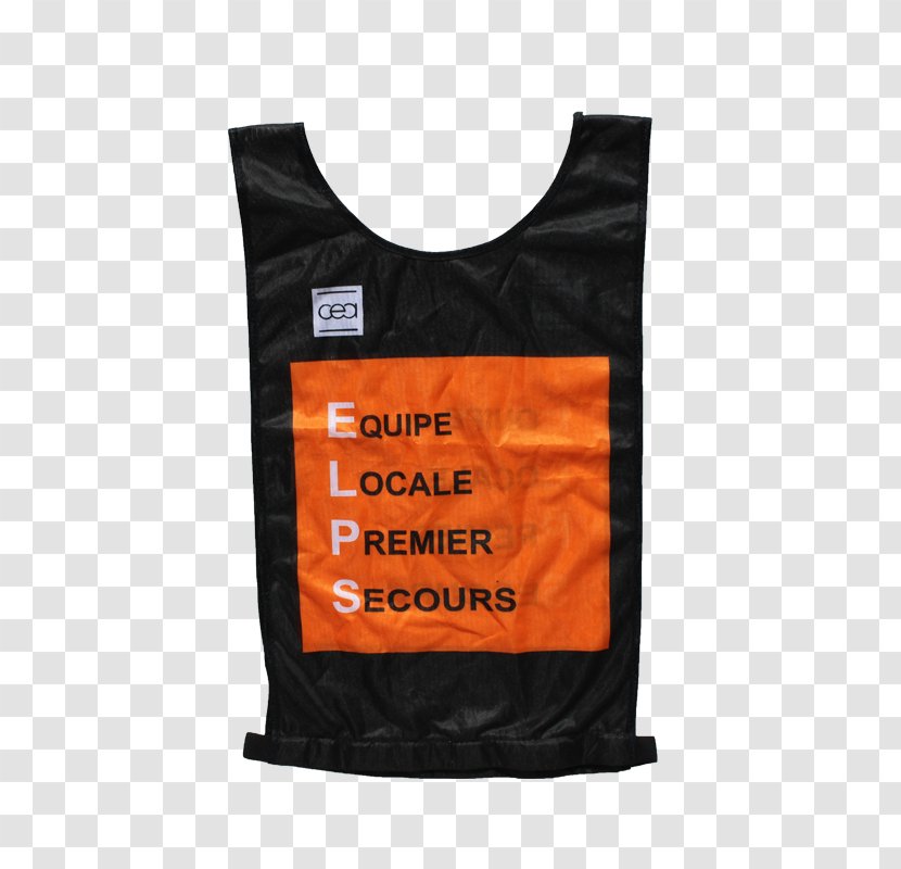Gilets T-shirt Sleeve Product - Orange Transparent PNG