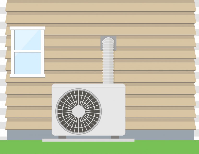 Ventilation Central Heating Evaporative Cooler Fan Window - Hvac Transparent PNG