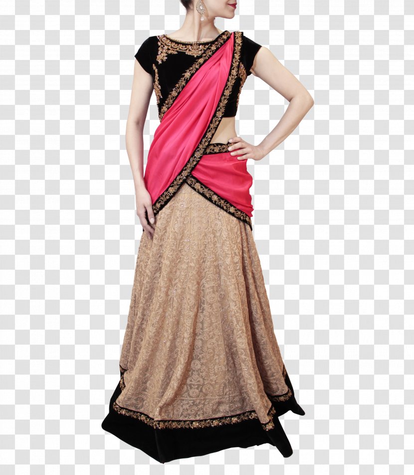 Wedding Bride - Brown - Embroidery Haute Couture Transparent PNG