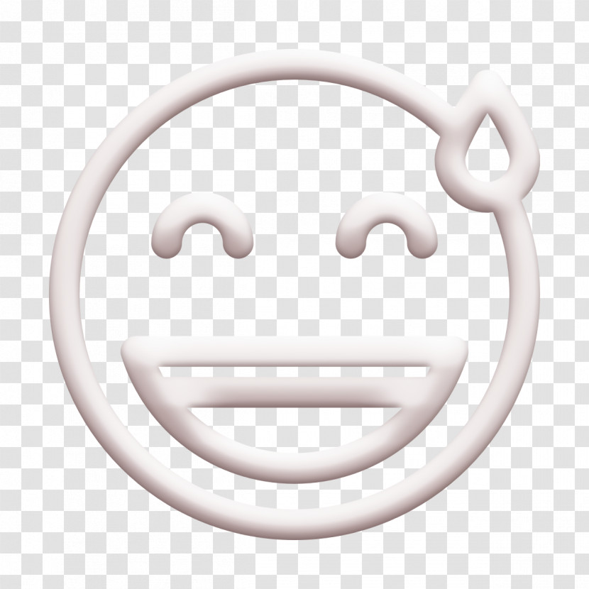 Sweat Icon Smiley And People Icon Emoji Icon Transparent PNG
