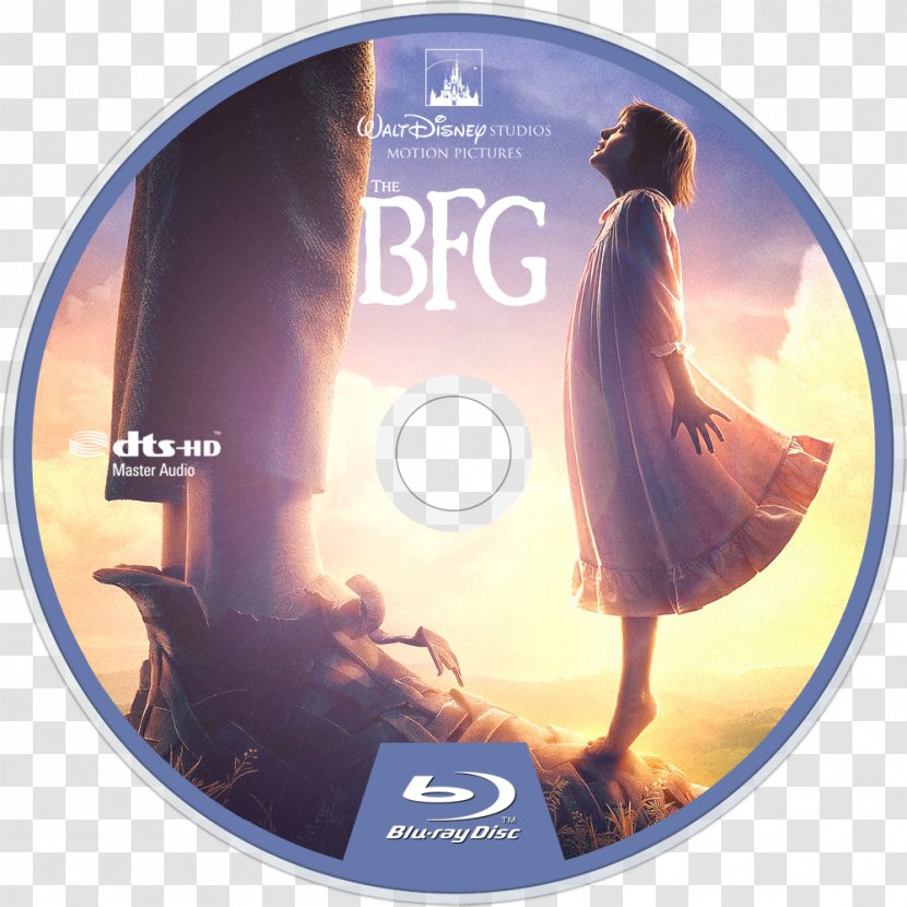 The BFG Film Author Book 0 - Roald Dahl - Bluray Disc Transparent PNG