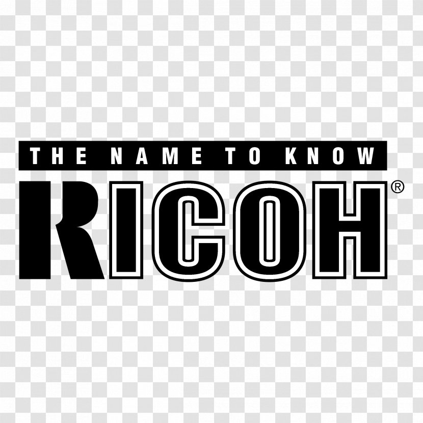 Ricoh Logo - Black And White - Printer Transparent PNG