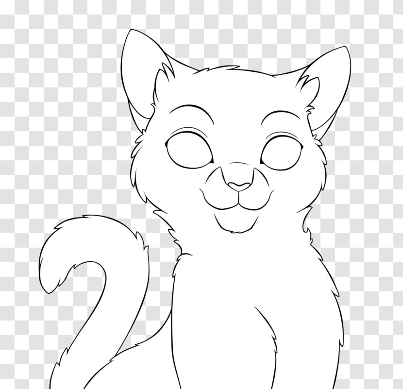 Kitten Whiskers Domestic Short-haired Cat Drawing - Heart Transparent PNG