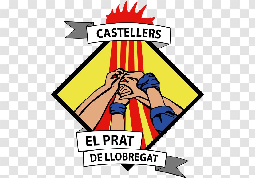 Colla Castellera Castellers Del Prat De Llobregat Barcelona Coordinadora Colles Castelleres Catalunya - Signage - Charles Darwin Animals Transparent PNG