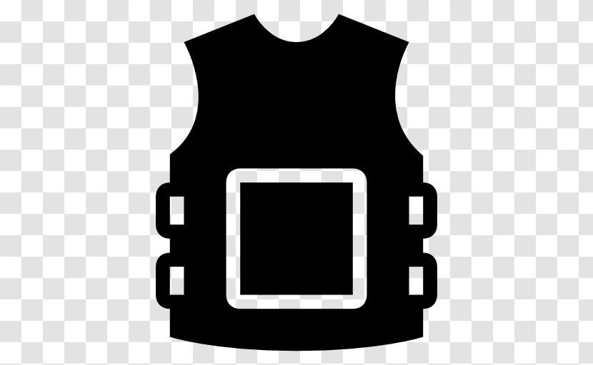 Bullet Proof Vests Bulletproofing Gilets Bulletproof Glass - Black And White - Police Transparent PNG