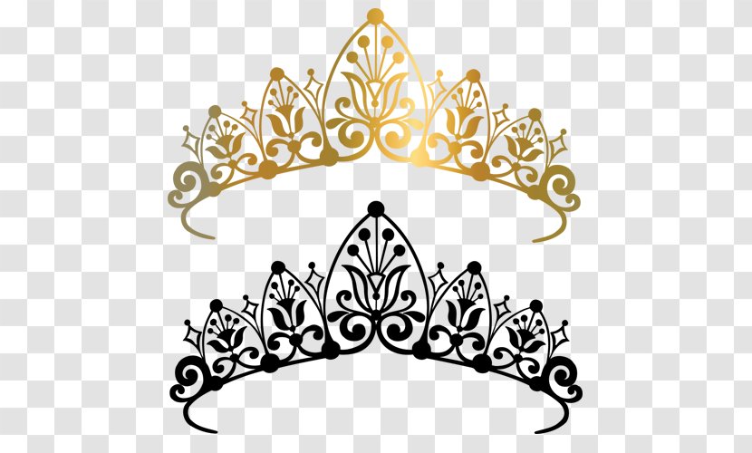 Retro Crown - Drawing - Royalty Free Transparent PNG