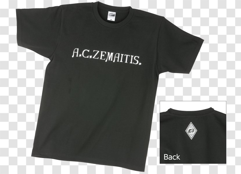 T-shirt Zemaitis Guitars Sleeve Brand - Top Transparent PNG