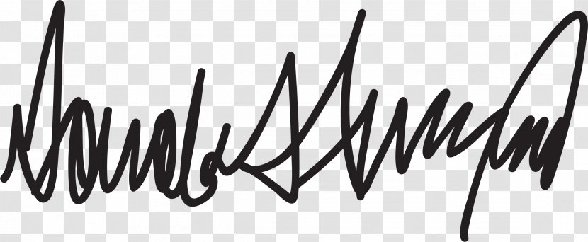 President Of The United States Signature Handwriting Writer Transparent PNG
